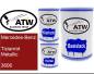 Preview: Mercedes-Benz, Tizianrot Metallic, 3606: 500ml Lackdose + 500ml Klarlack + 250ml Härter - Set, von ATW Autoteile West.